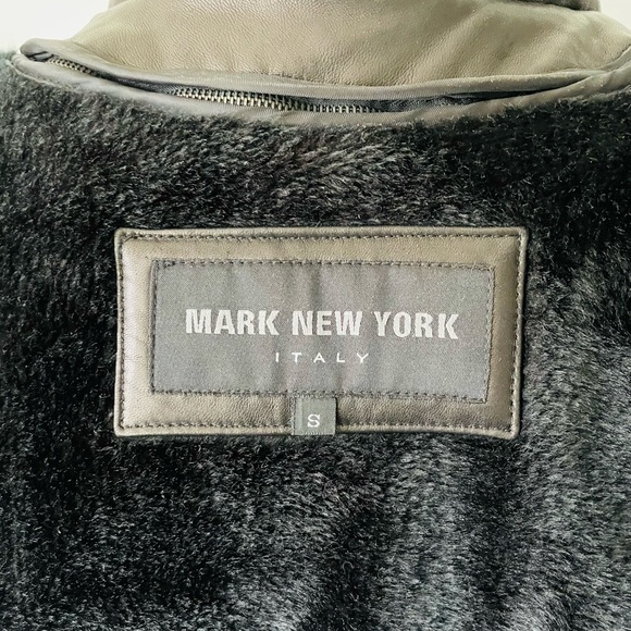 MARK NEW YORK Black Leather Jacket Size Small - Picture 6 of 7